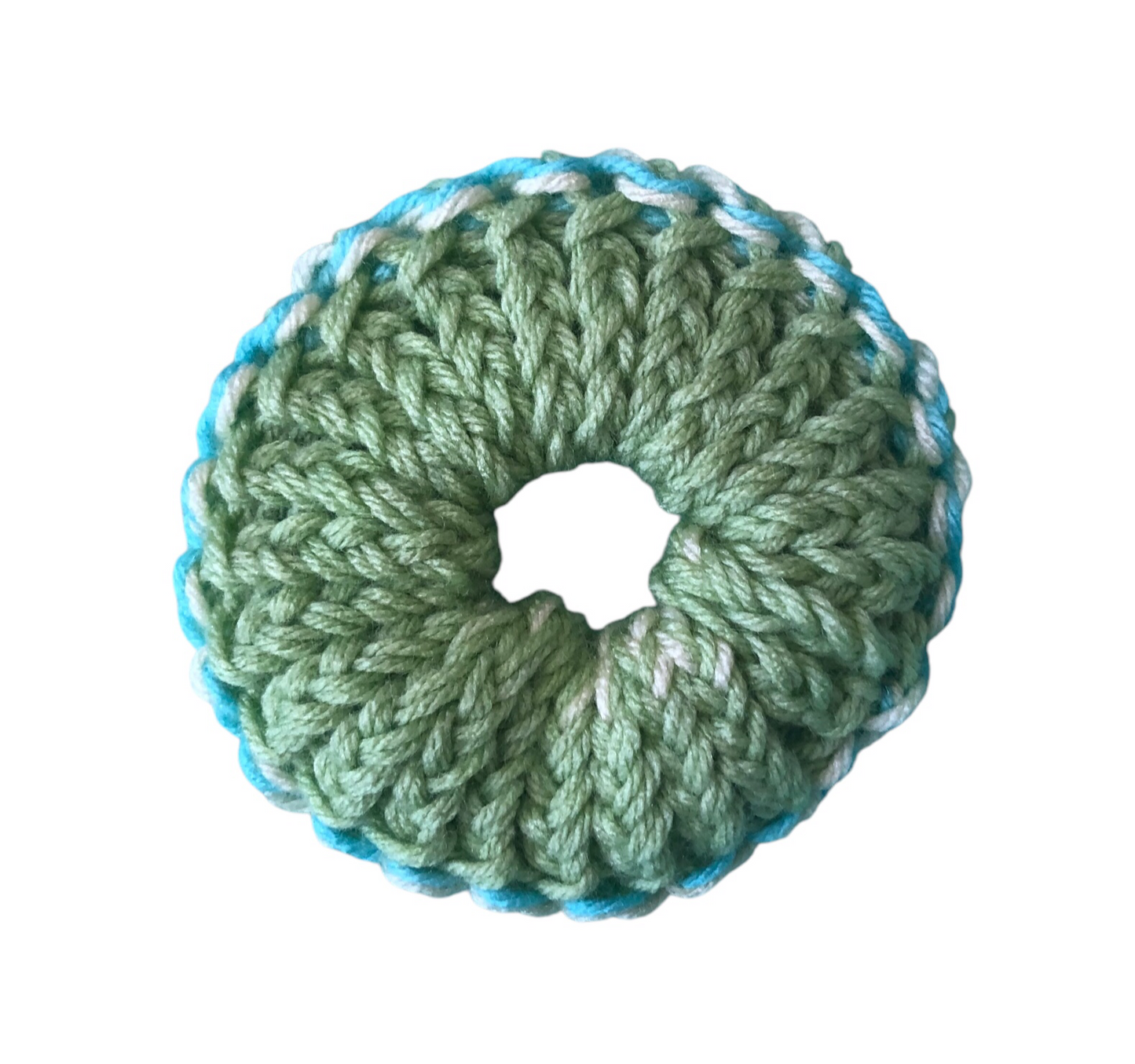 Hand-Knit Acrylic Scrunchie – Stylish & Comfortable Hair Accessory